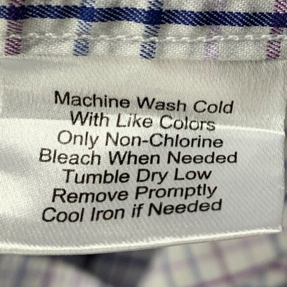 Jos. A. Bank 1905 Stretch Non-Iron Slim Fit Button Down Shirt Men's 17 1/2-36 - Picture 4 of 5